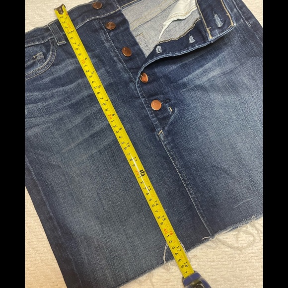 J Brand Cutoff Denim Skirt - Picture 6 of 8